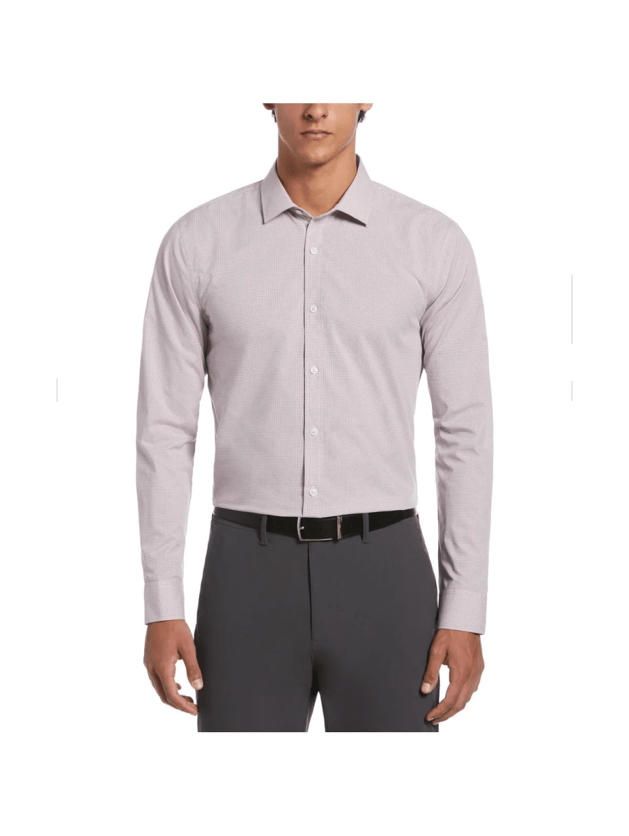 CAMISA DE VESTIR HOMBRE MICRODISEÑO BURDEO V6004N0561