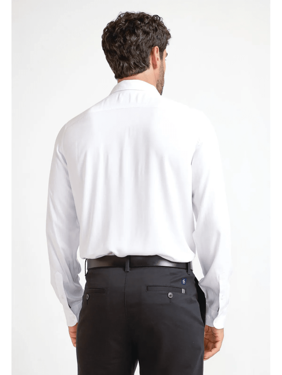 CAMISA ECOVERO HOMBRE BLANCA V6005N0012