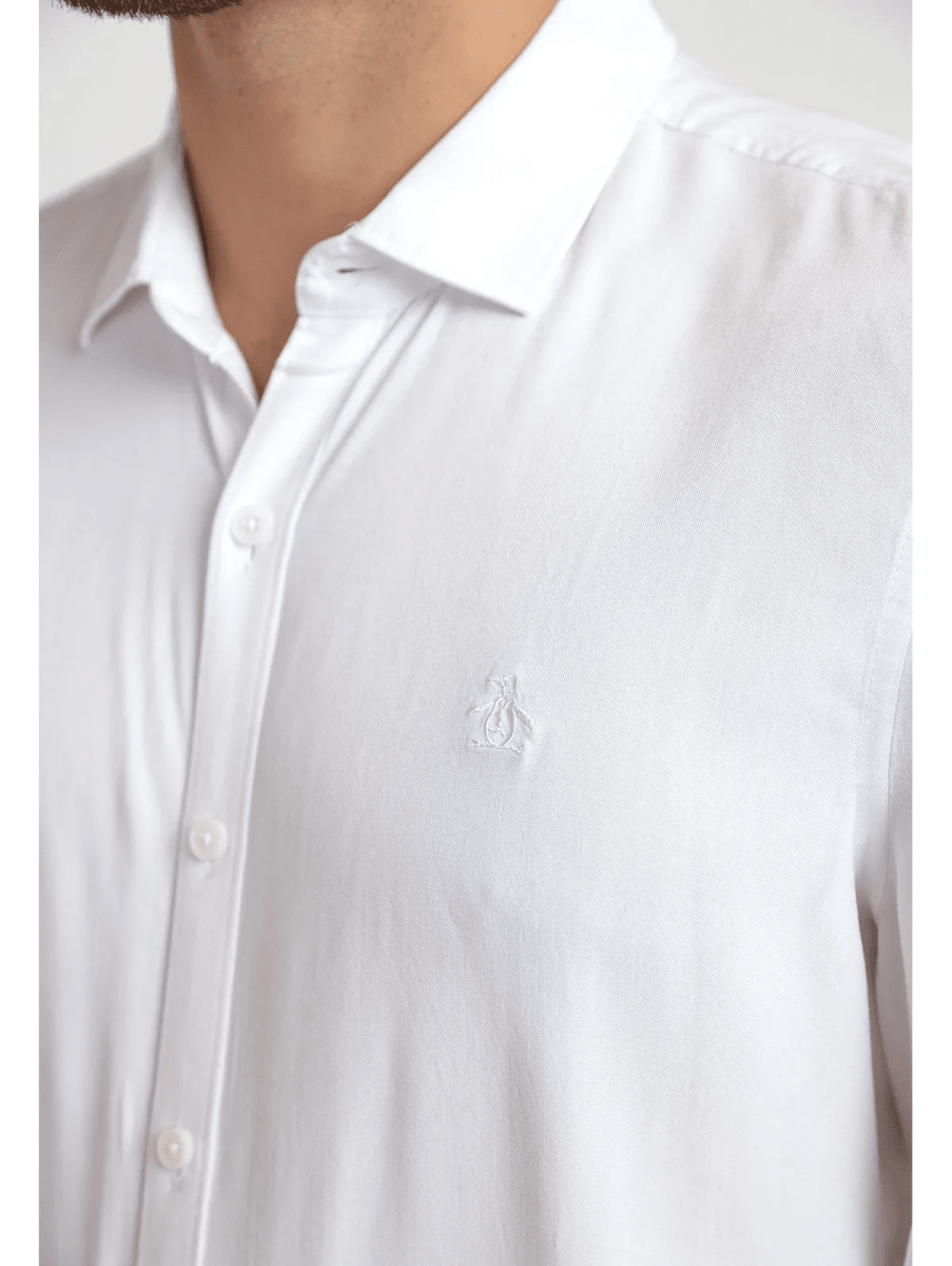 CAMISA ECOVERO HOMBRE BLANCA V6005N0013