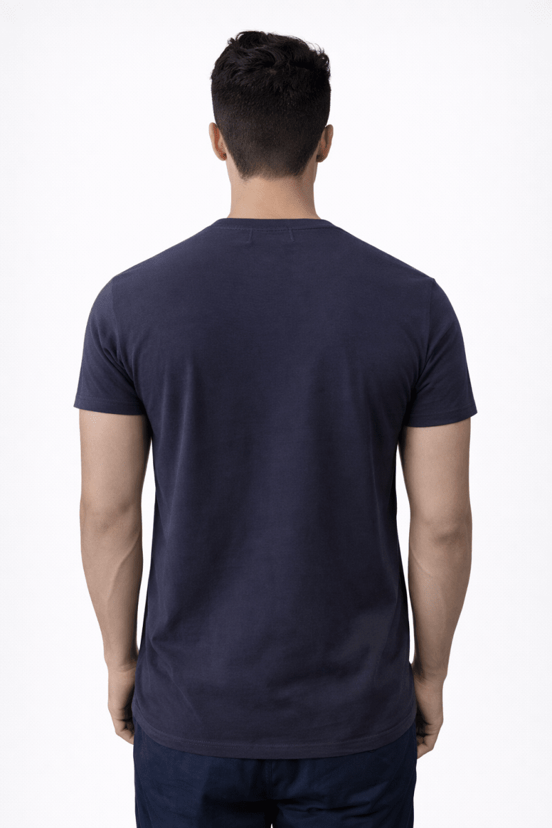 POLERA MANGA CORTA BASICA OPOSTO AZUL MARINO LI000N0792