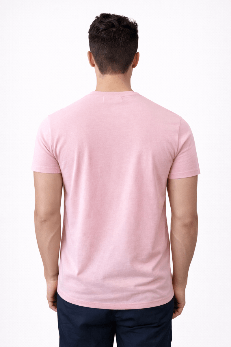 POLERA MANGA CORTA BASICA OPOSTO ROSADO LI000N0502