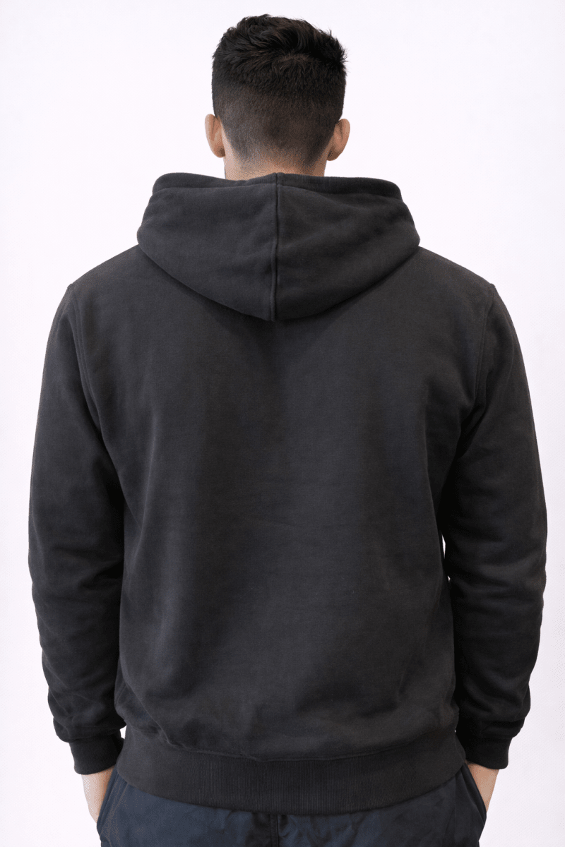 POLERON BÁSICO FULL ZIPPER OPOSTO NEGRO LI002N0092