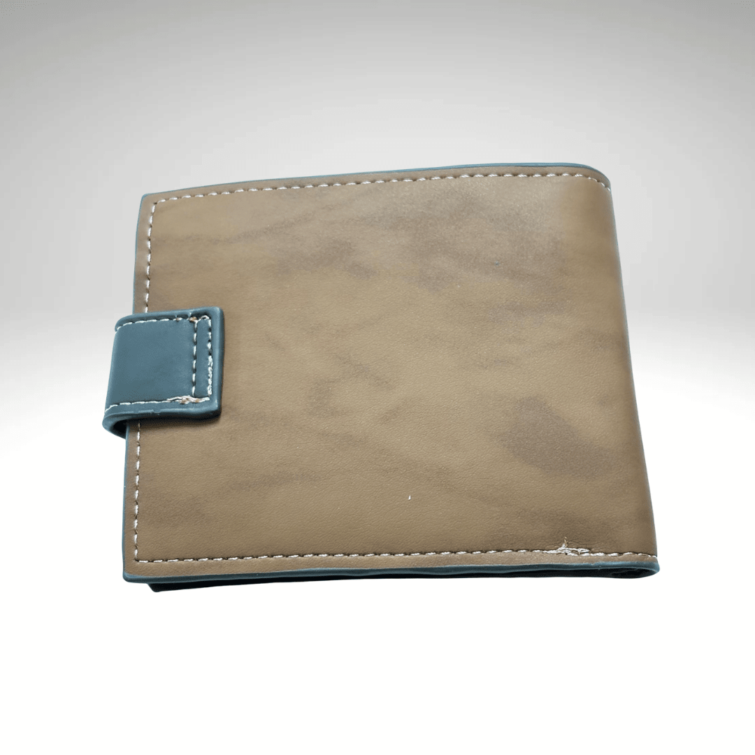 BILLETERA PU CON BROCHE PARA HOMBRE NEGRA AC200N0094