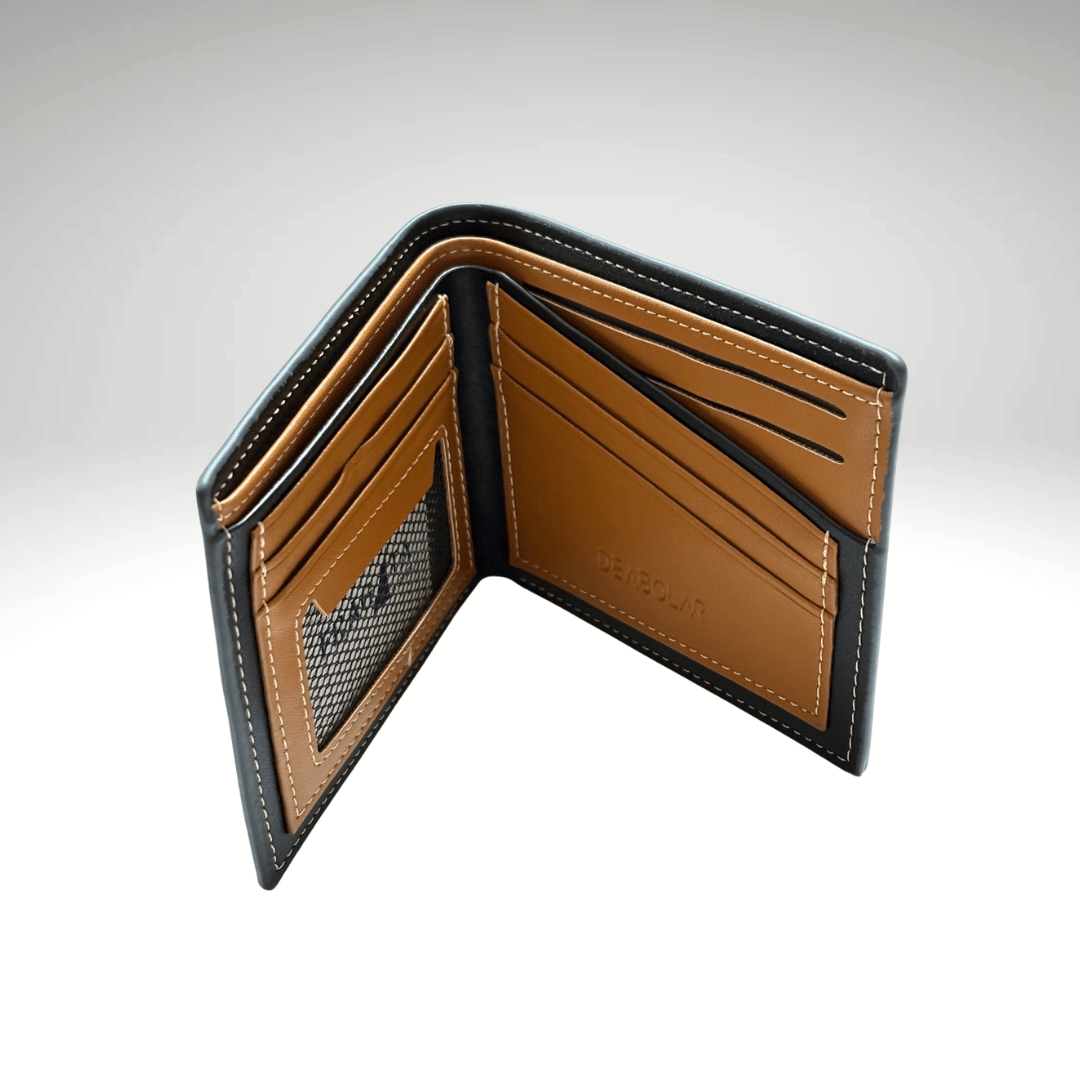 BILLETERA PU 3 LINEAS PARA HOMBRE AZUL AC201N0772