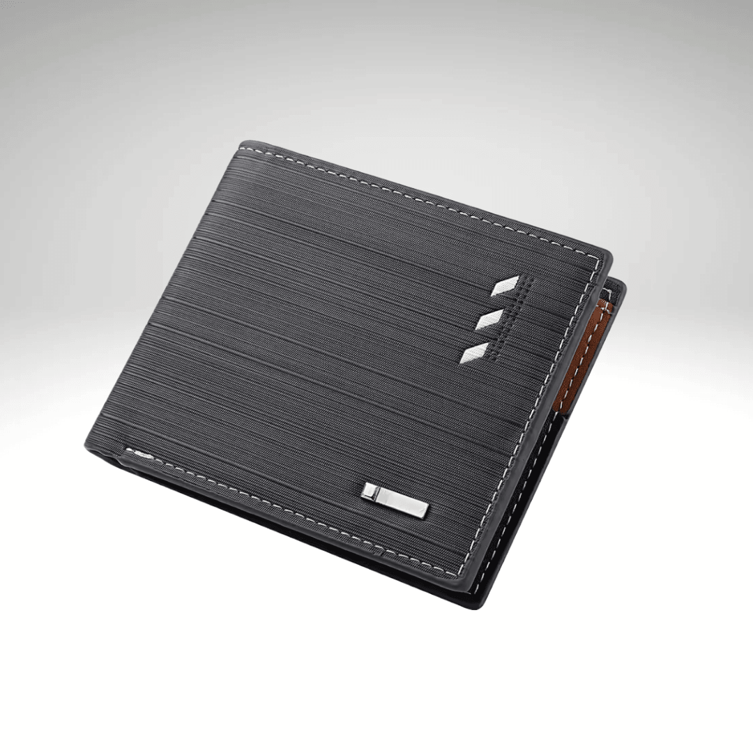 BILLETERA PU 3 LINEAS PARA HOMBRE AZUL AC201N0771