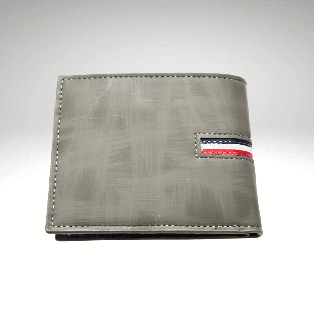 BILLETERA PU FRANJA PARA HOMBRE NEGRA AC202N0096