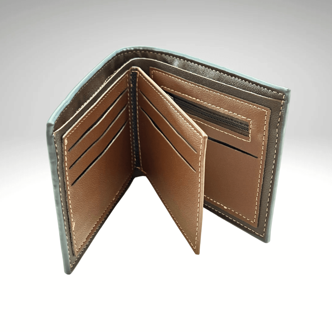 BILLETERA PU FRANJA PARA HOMBRE AZUL AC202N0772