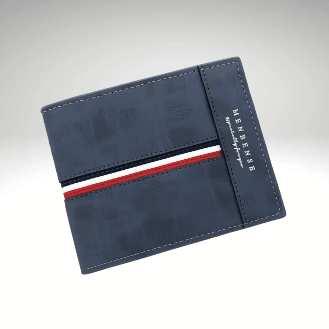 BILLETERA PU FRANJA PARA HOMBRE AZUL AC202N0771