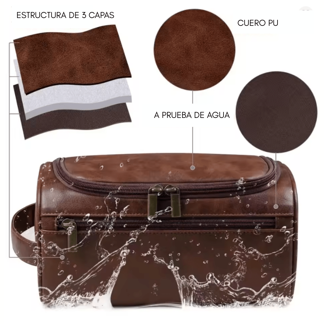 NECESER DE PU HOMBRE Y MUJER NEGRO AC204N0092