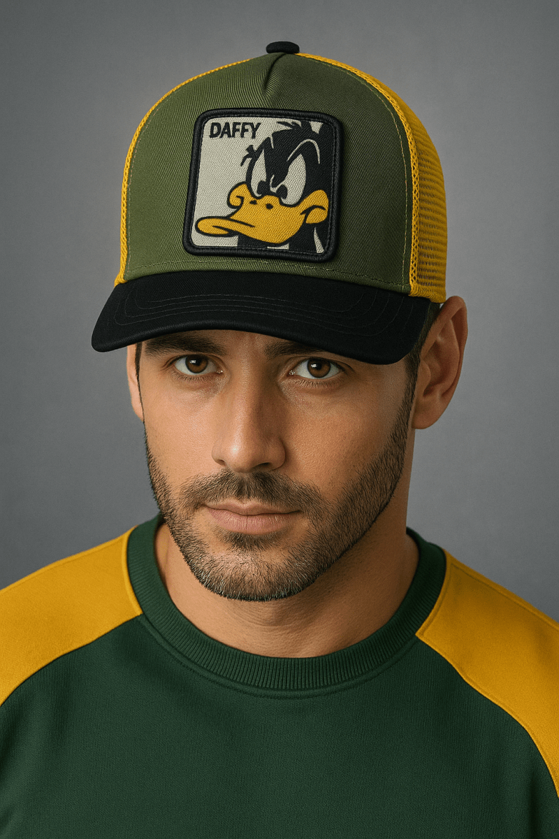 JOCKEY DE MALLA UNISEX AJUSTABLE PATO LUCAS AMARILLO – ESTILO URBANO Y VENTILACIÓN PERFECTA LI28003N0093