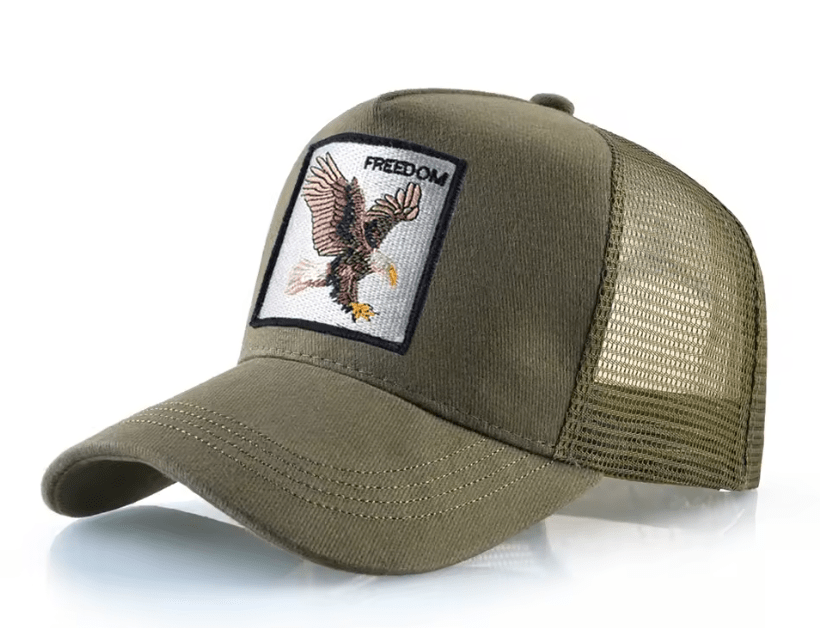 JOCKEY DE MALLA UNISEX AJUSTABLE AGUILA VERDE OSCURO – ESTILO URBANO Y VENTILACIÓN PERFECTA LI28003N0131