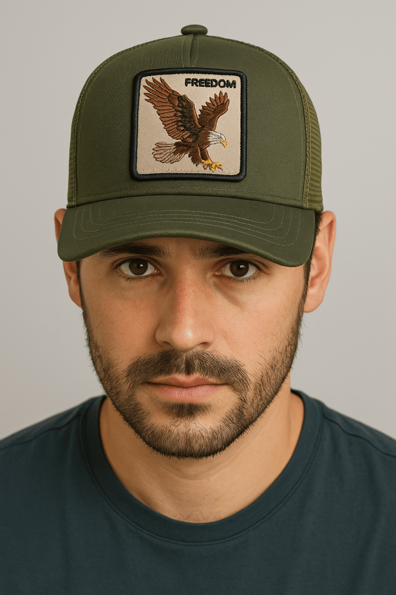 JOCKEY DE MALLA UNISEX AJUSTABLE AGUILA VERDE OSCURO – ESTILO URBANO Y VENTILACIÓN PERFECTA LI28003N0133