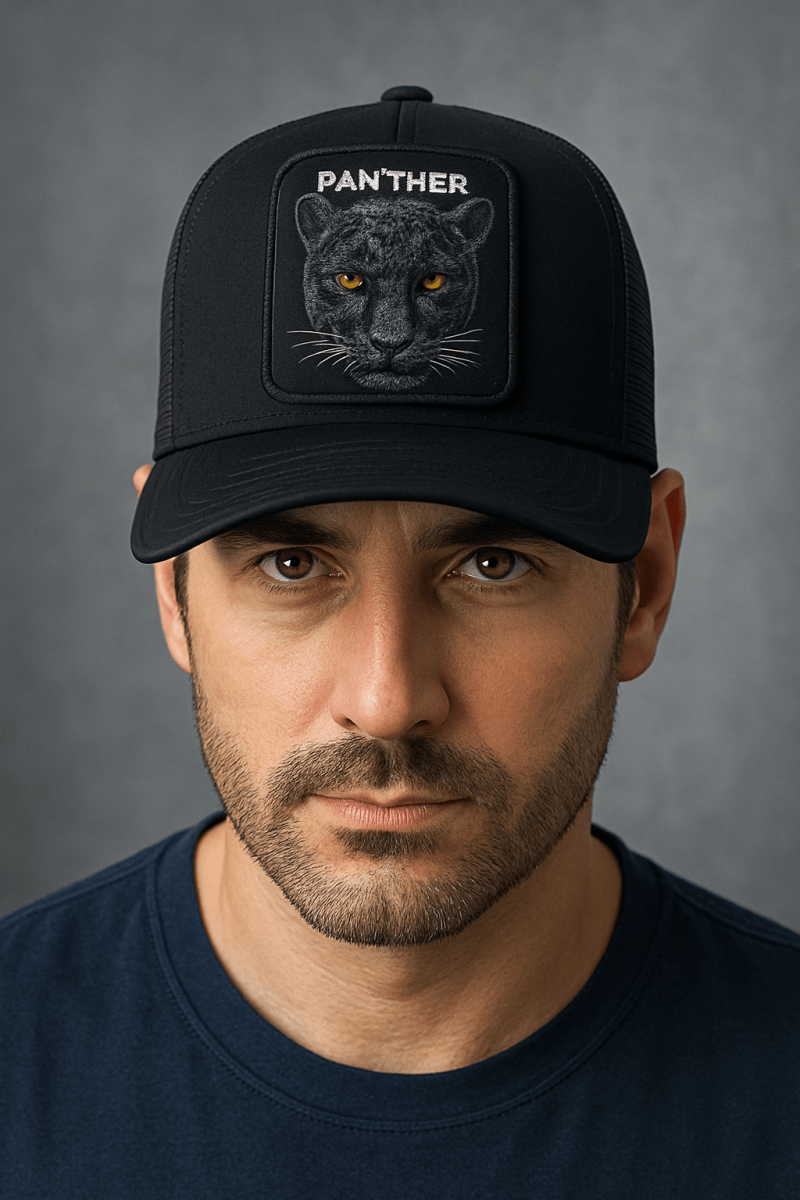 JOCKEY DE MALLA UNISEX AJUSTABLE PANTERA NEGRO – ESTILO URBANO Y VENTILACIÓN PERFECTA LI28003N0174