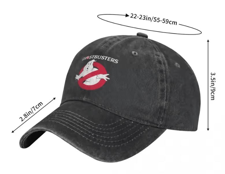 JOCKEY UNISEX AJUSTABLE CAZAFANTASMAS GRIS DESGASTADO – ESTILO URBANO Y VENTILACIÓN PERFECTA LI004N0015