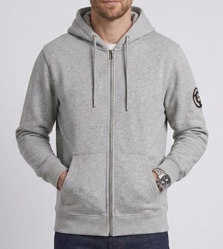 POLERON FULL ZIP TERMICO GRIS MELANGE LI004N0031