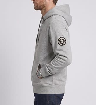 POLERON FULL ZIP TERMICO GRIS MELANGE LI004N0032