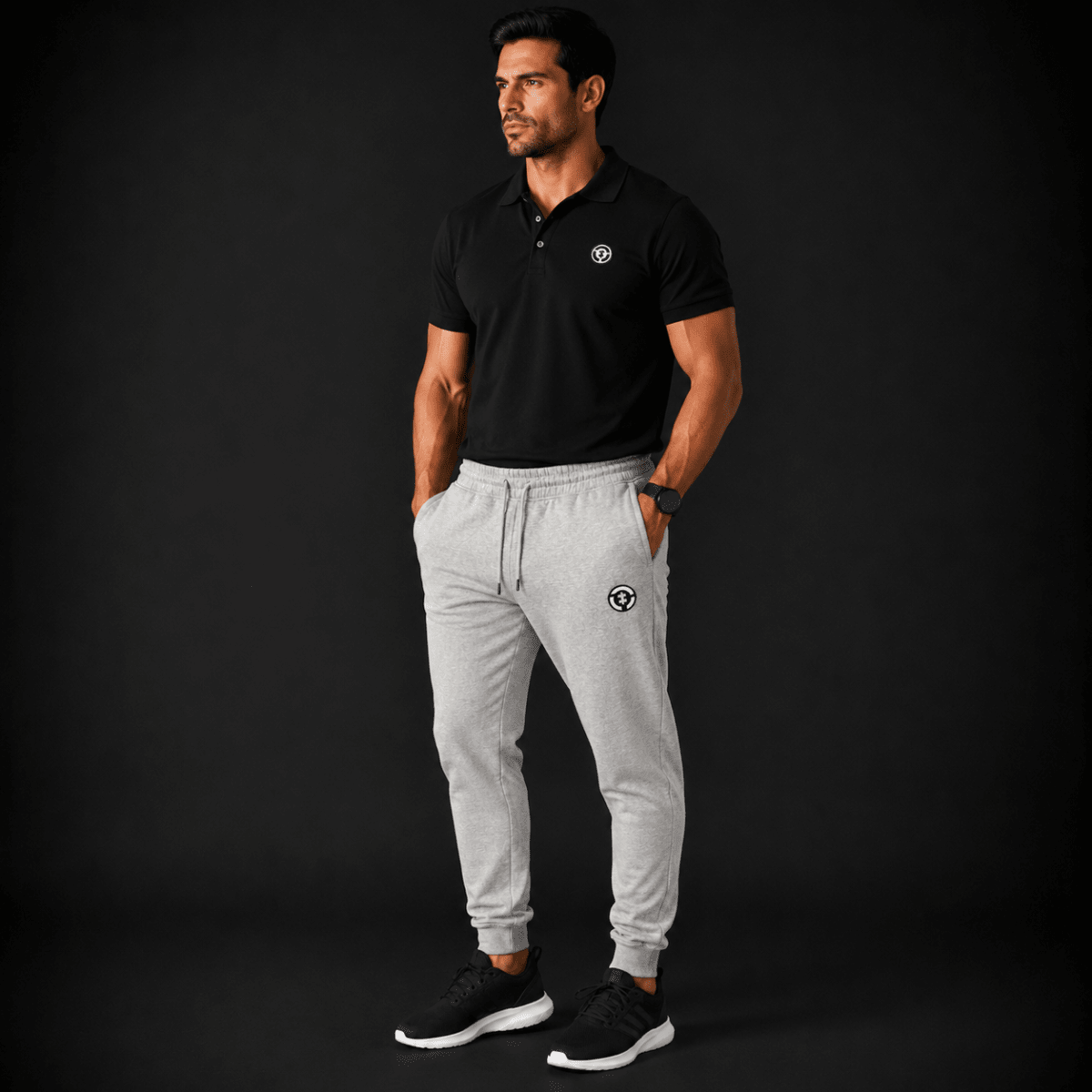 JOGGER FRANELA CARDADA GRIS LI000N0033