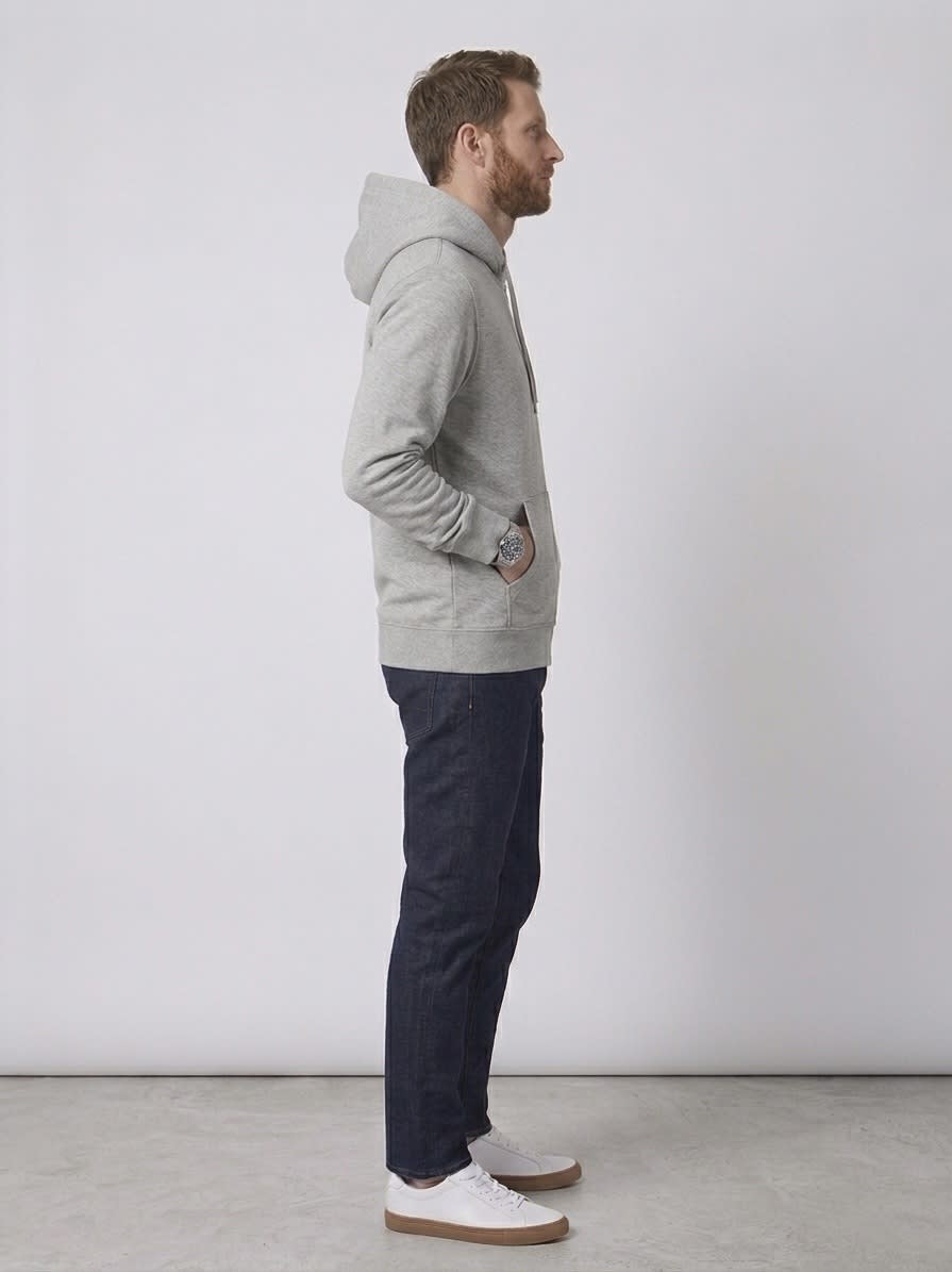 POLERON FULL ZIP TERMICO GRIS MELANGE LI004N0035