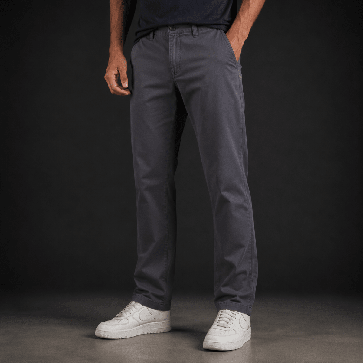 PANTALON CHINO GRIS I6000N0041