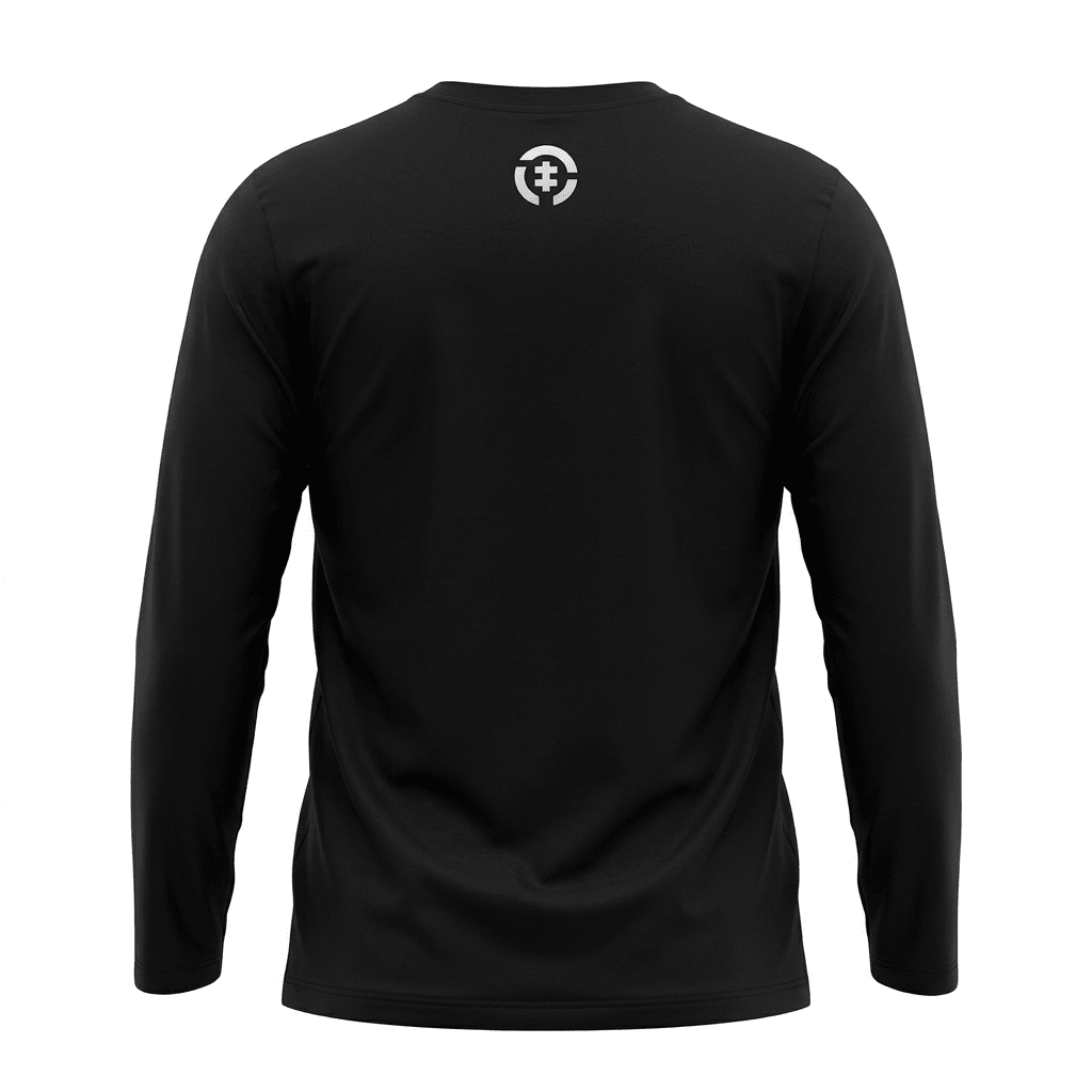 POLERA MANGA LARGA ESTAMPADA NEGRO - BASKETBALL I6000N0094