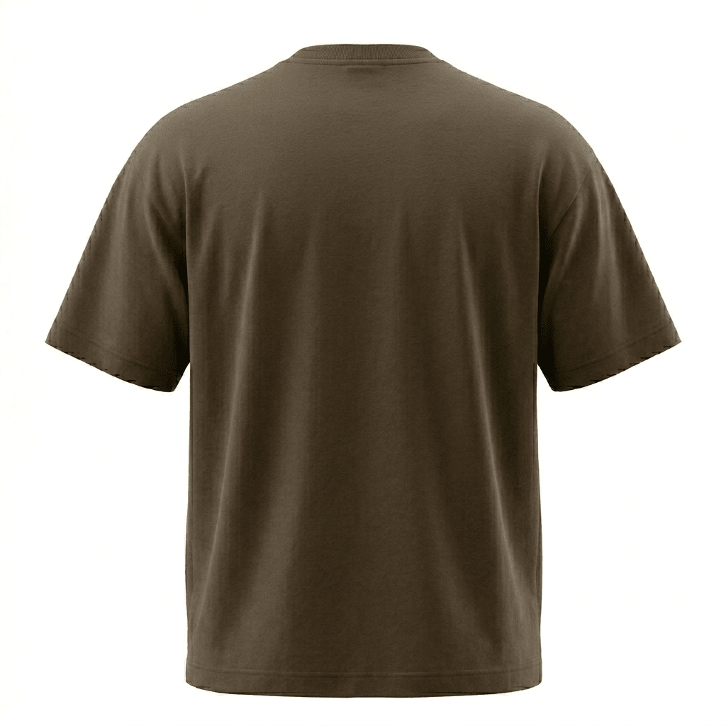 POLERA MANGA CORTA OVERSIZE CHOCOLATE I6000N0394