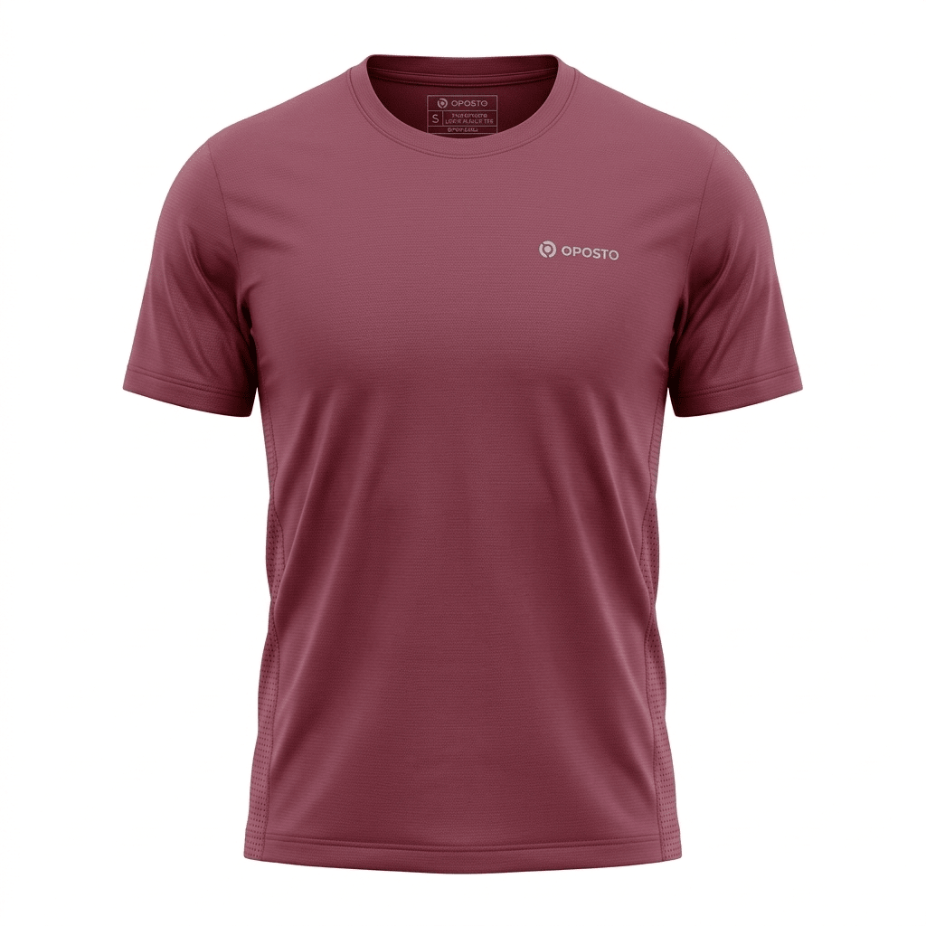 POLERA MANGA CORTA TÉCNICA Y SPORT ROJO BAYA LI001N0544