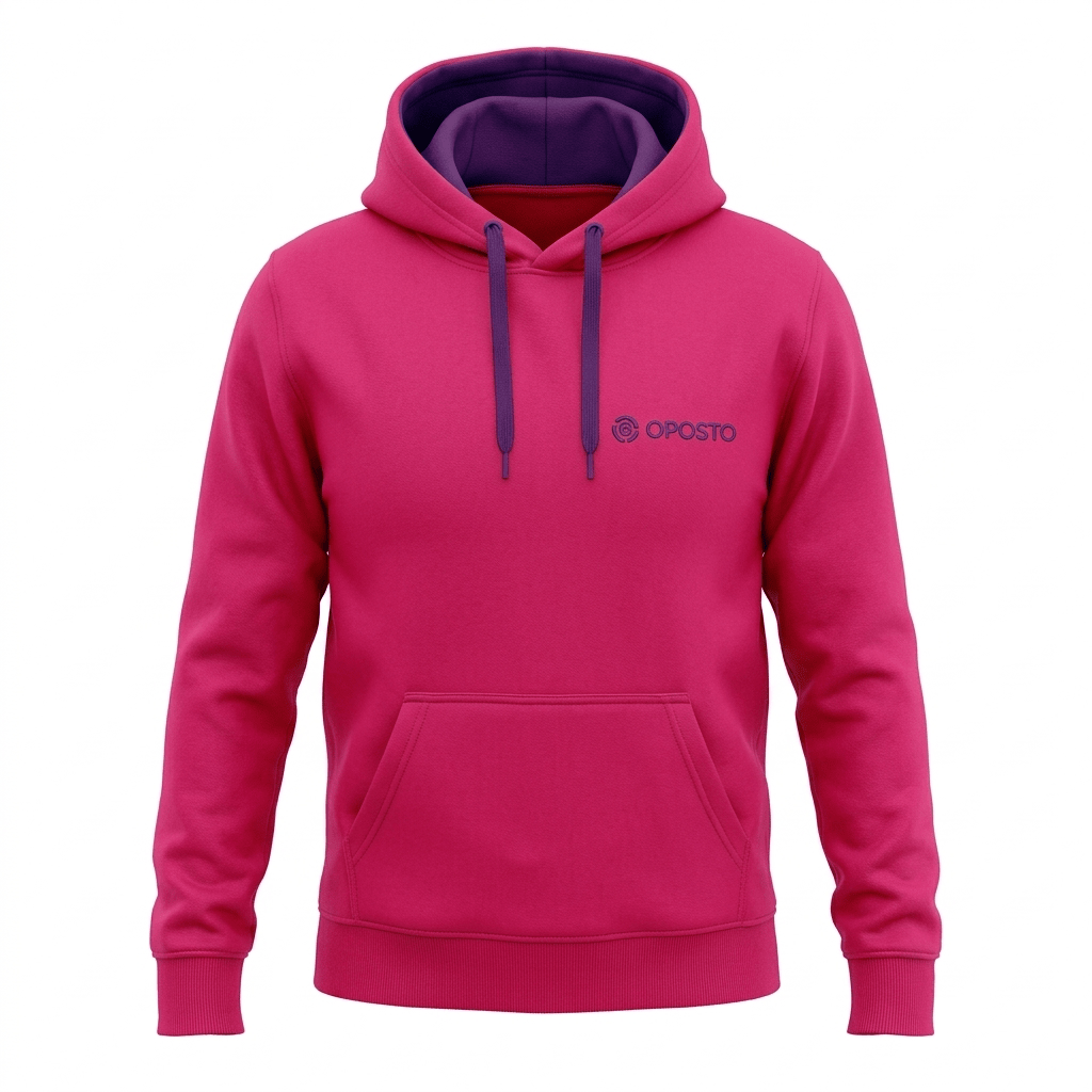 POLERON CON CAPUCHA BICOLOR MUJER ROSETON LI003N0533