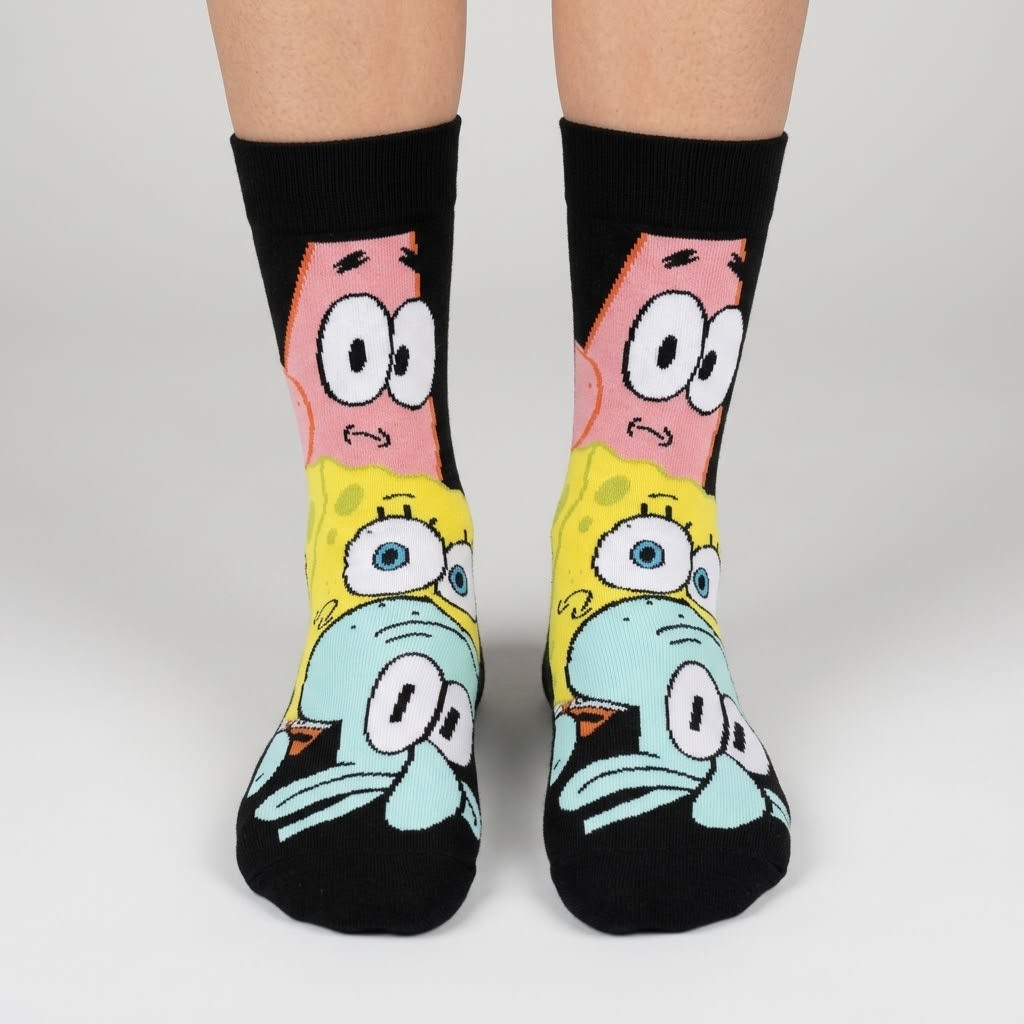 CALCETINES ANIMADOS PARA HOMBRE Y MUJER 