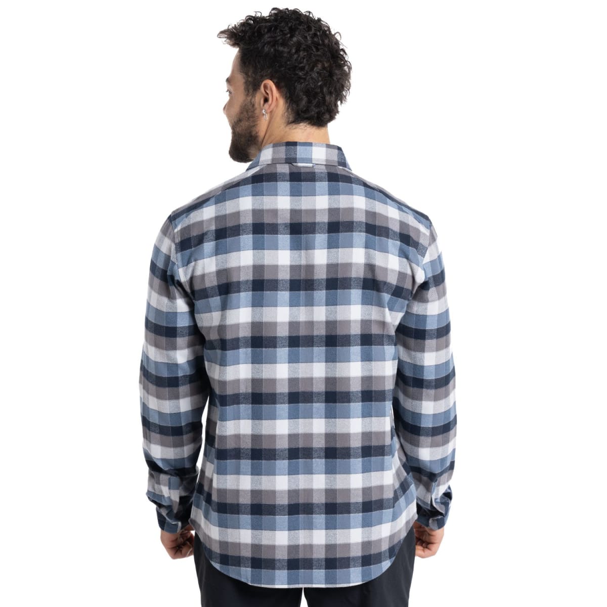 CAMISA DE FRANELA FITZ ROY PARA HOMBRE CELESTE I5170N5722