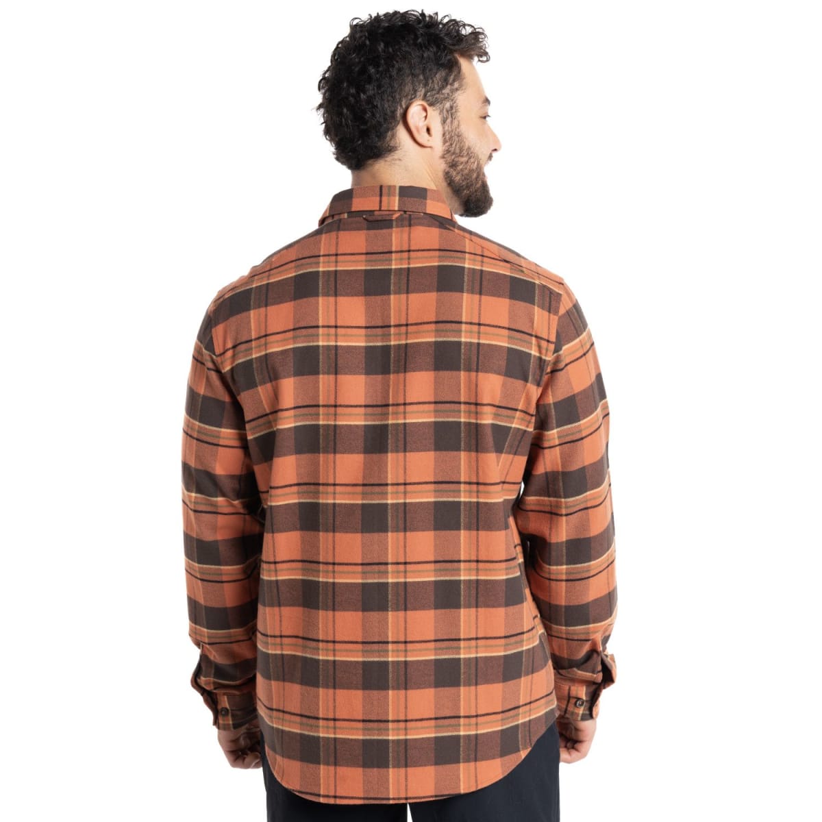 CAMISA DE FRANELA FITZ ROY PARA HOMBRE NARANJA I5170N5422