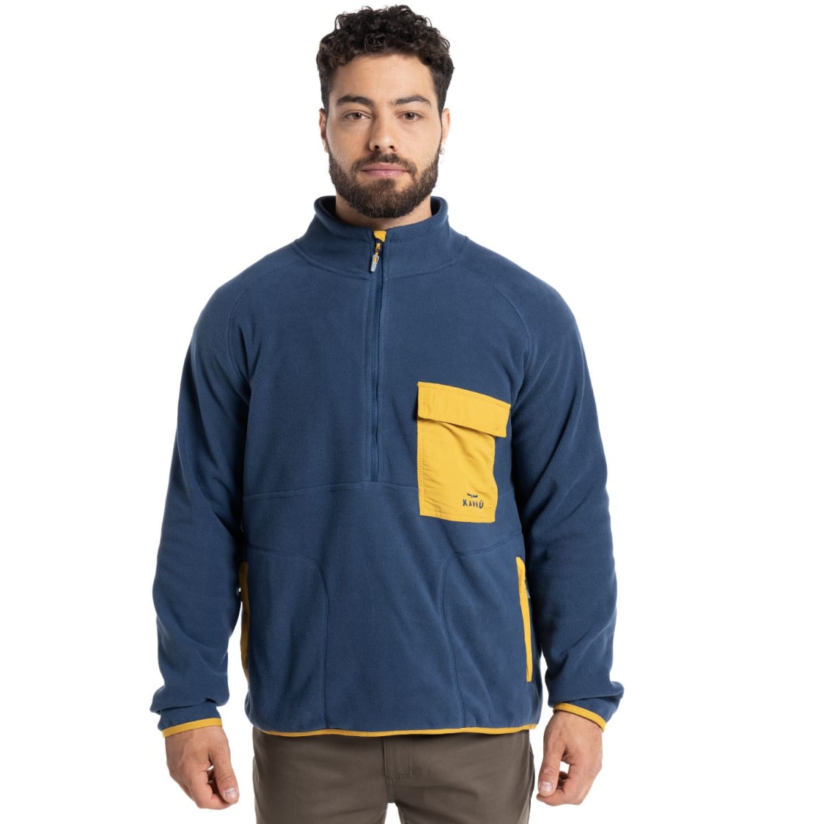 POLAR PUELO 1/4 CIERRE PARA HOMBRE AZUL I5170N0771