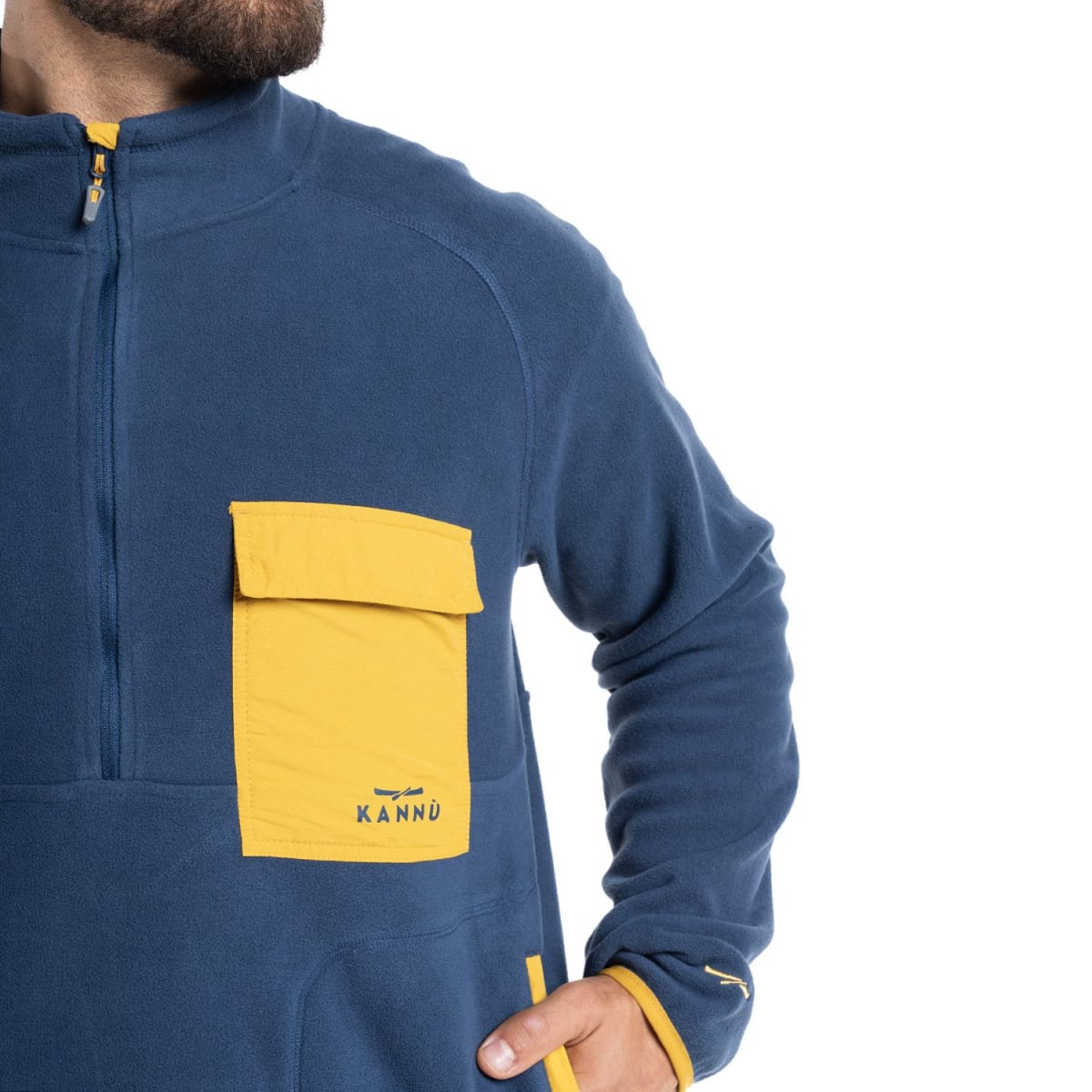 POLAR PUELO 1/4 CIERRE PARA HOMBRE AZUL I5170N0773