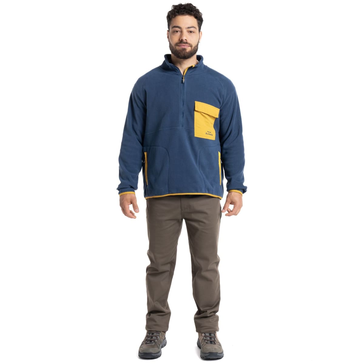 POLAR PUELO 1/4 CIERRE PARA HOMBRE AZUL I5170N0774