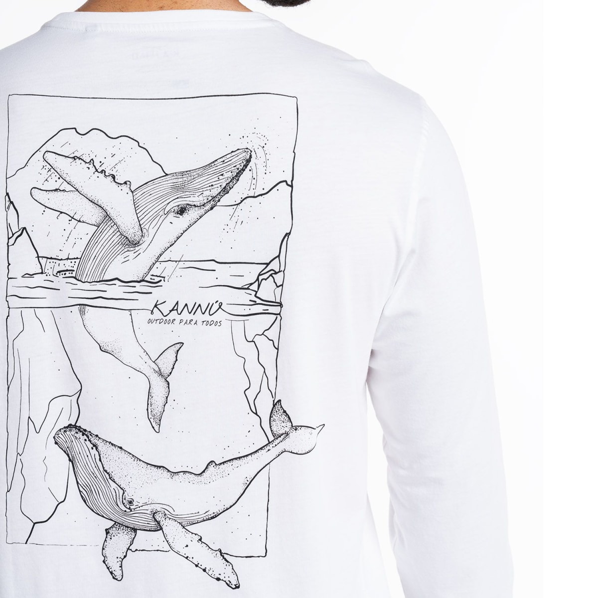 POLERA MANGA LARGA LIFESTYLE HOMBRE BLANCO I5163N0013