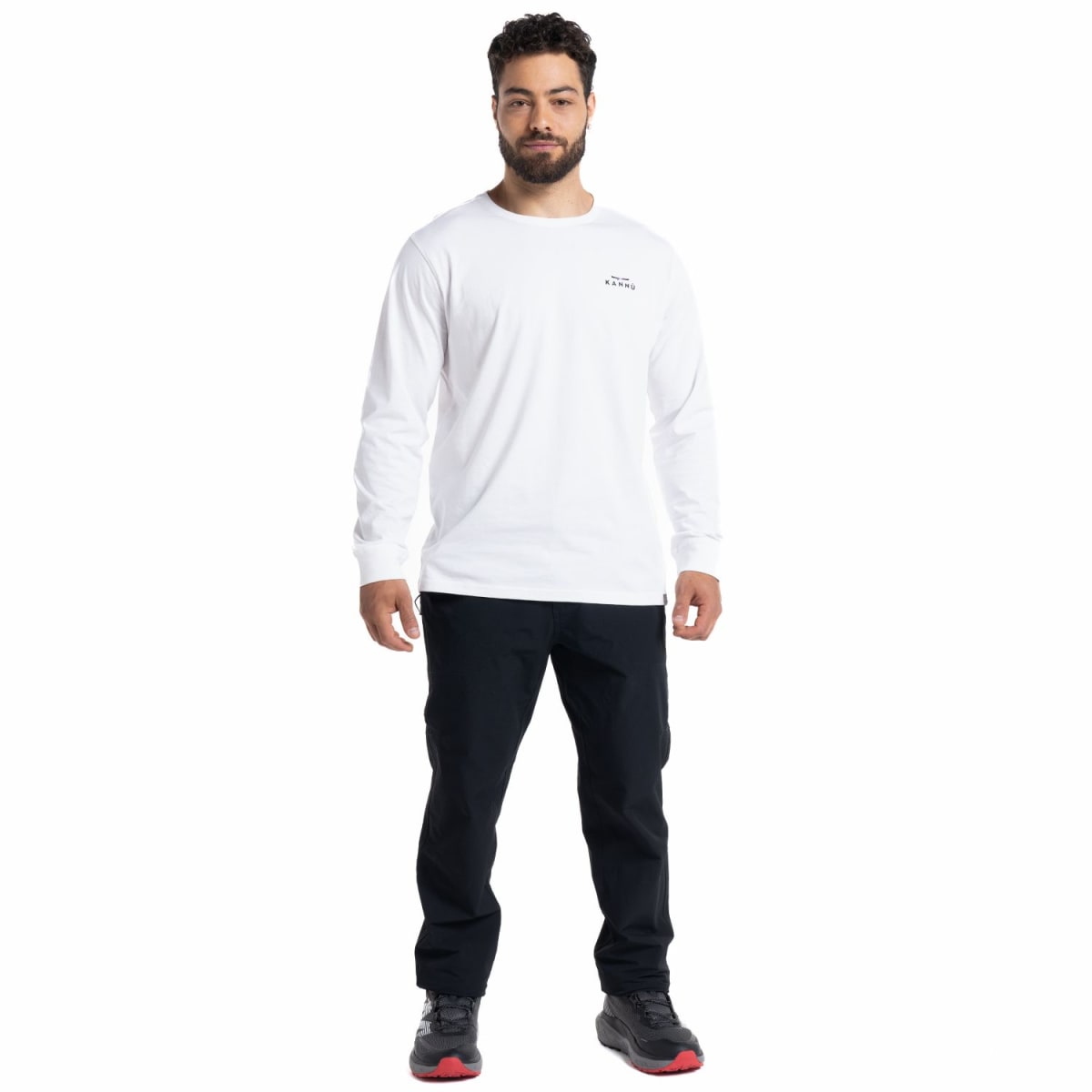 POLERA MANGA LARGA LIFESTYLE HOMBRE BLANCO I5163N0014