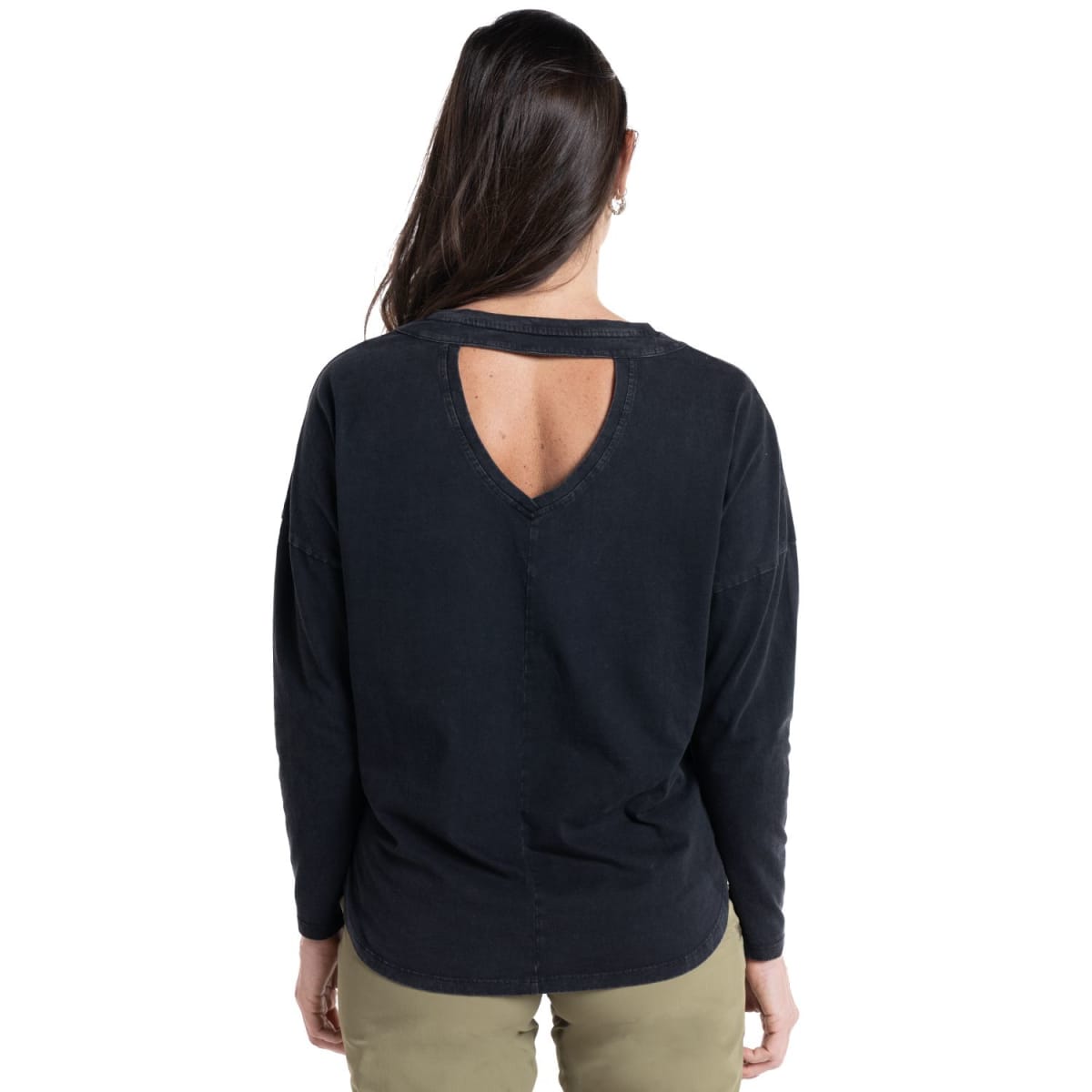 POLERA ESTAMPADA LIFESTYLE PARA MUJER NEGRO I5563N0092