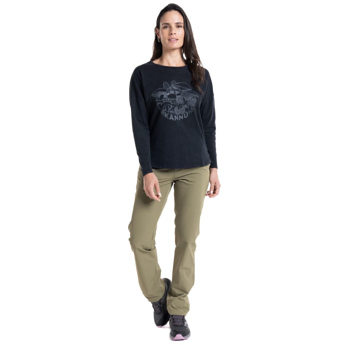 POLERA ESTAMPADA LIFESTYLE PARA MUJER NEGRO I5563N0094