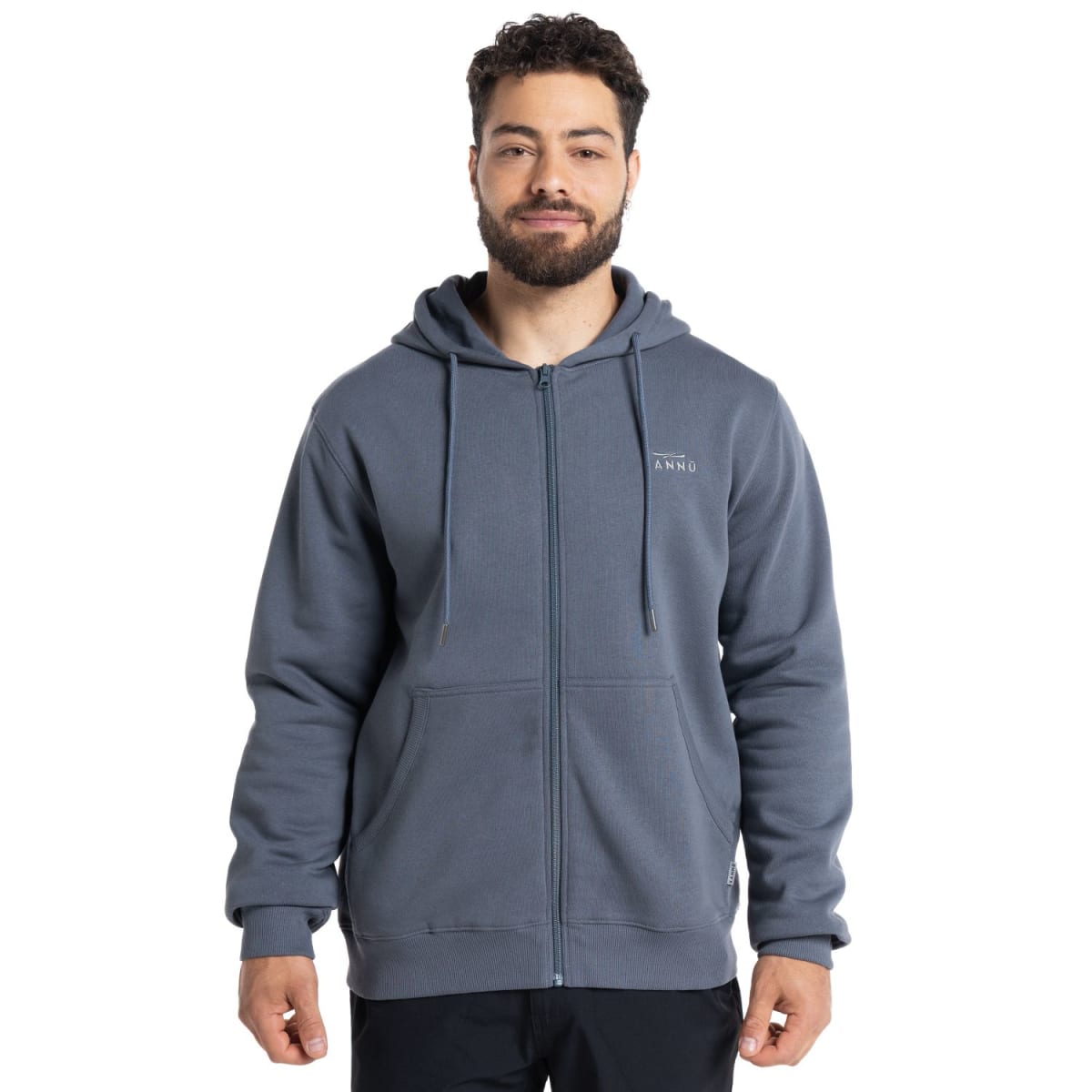 POLERON COIGÜE CON CIERRE PARA HOMBRE AZUL KNI538102N0771