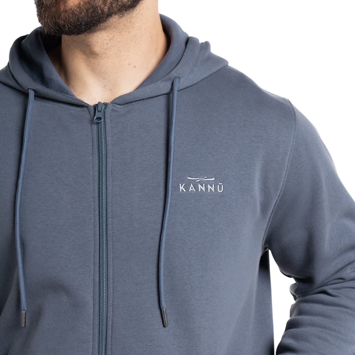 POLERON COIGÜE CON CIERRE PARA HOMBRE AZUL KNI538102N0773