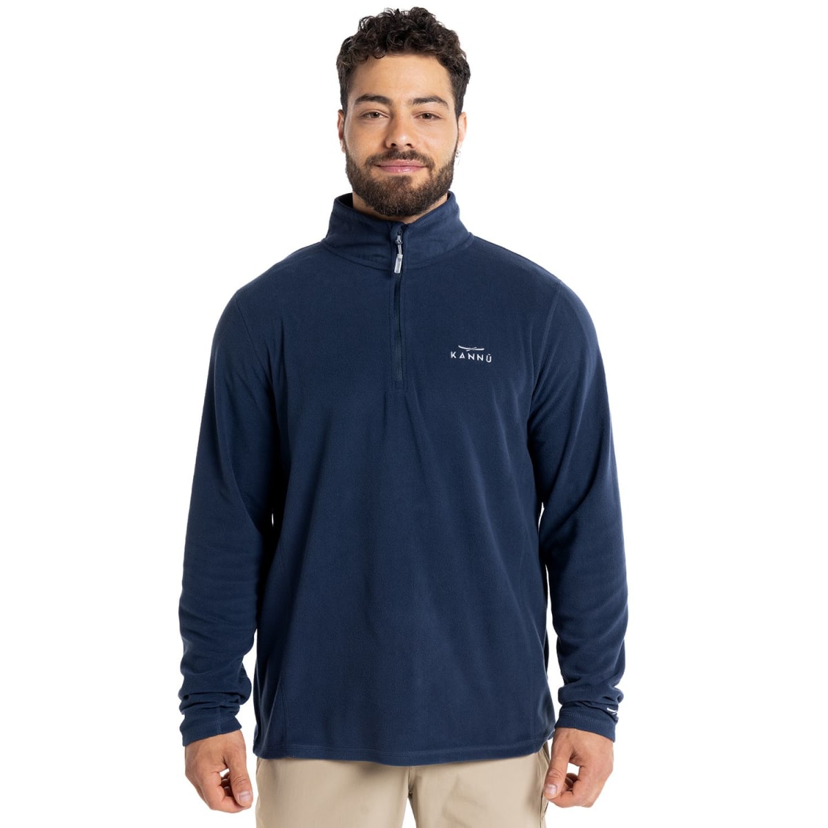 POLAR VALLE DE LA LUNA 1/4 CIERRE PARA HOMBRE AZUL MARINO LI131N0791