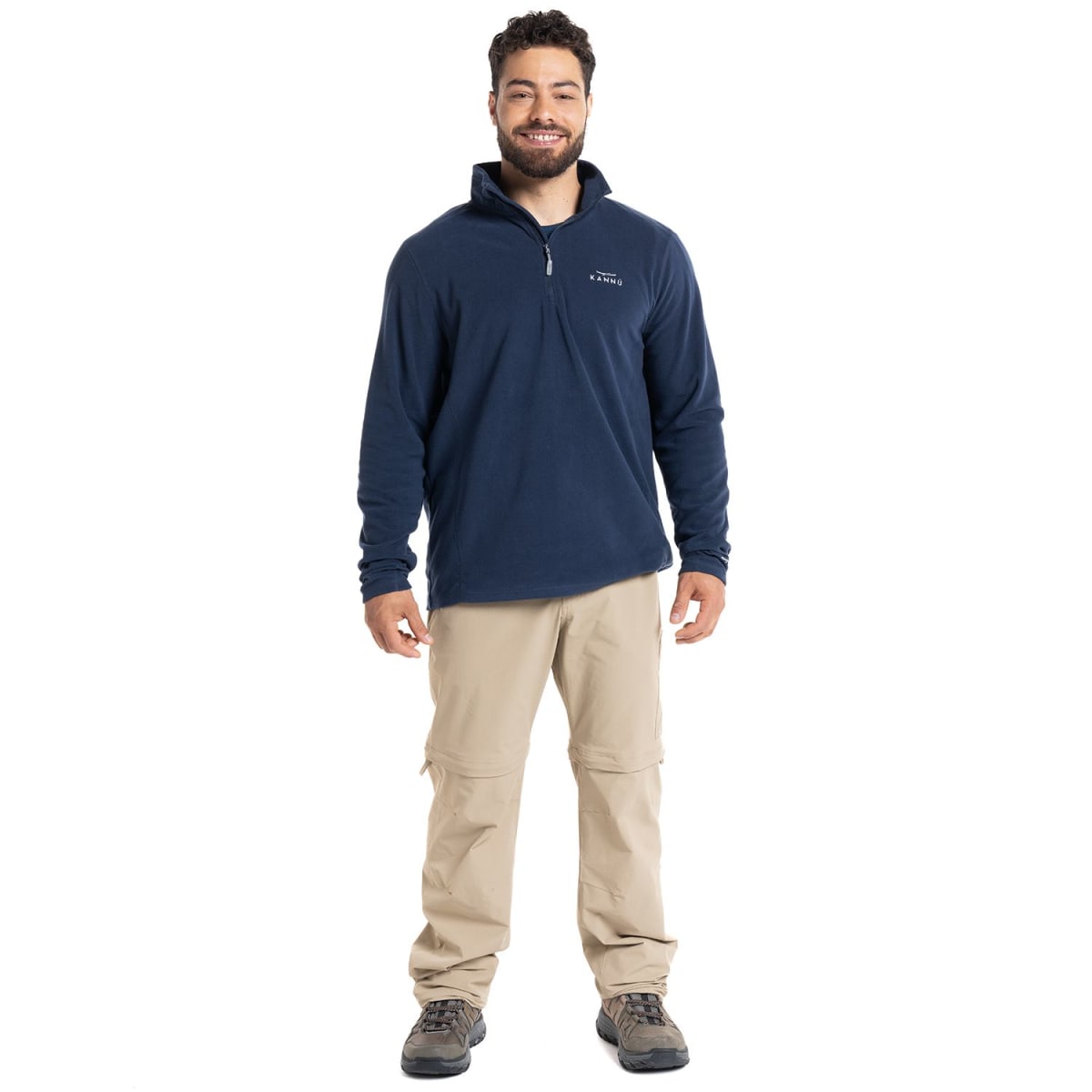 POLAR VALLE DE LA LUNA 1/4 CIERRE PARA HOMBRE AZUL MARINO LI131N0794