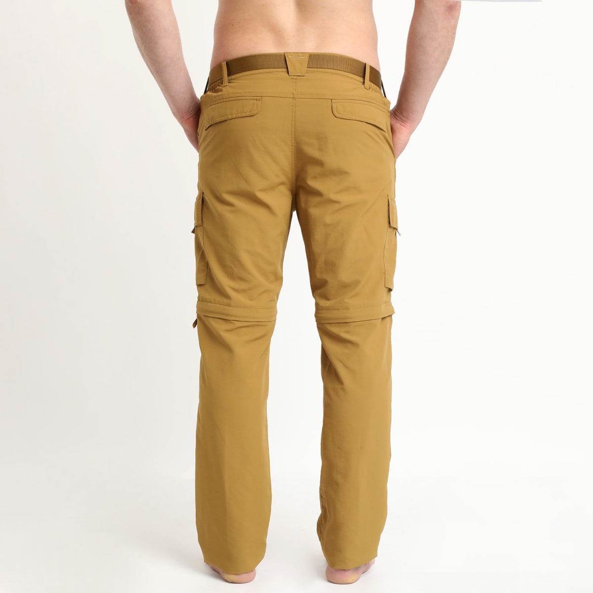 PANTALON OUTDOOR HOMBRE DESMONTABLE MOSTAZA LI100N0272