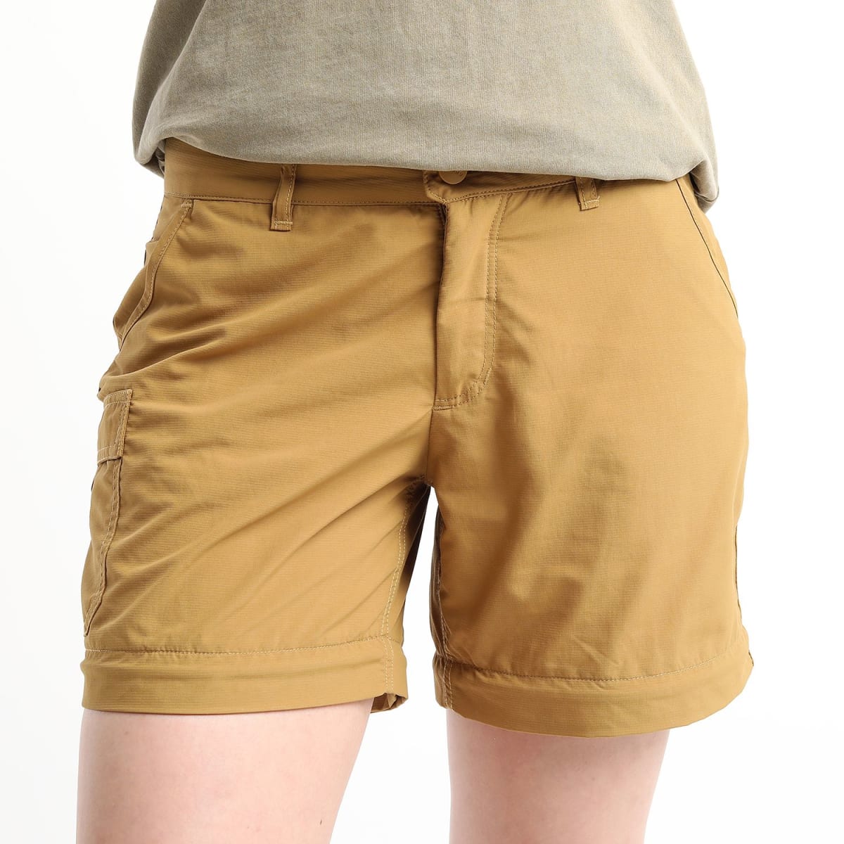 PANTALON CARGO DESMONTABLE PARA MUJER MOSTAZA LI200N0273