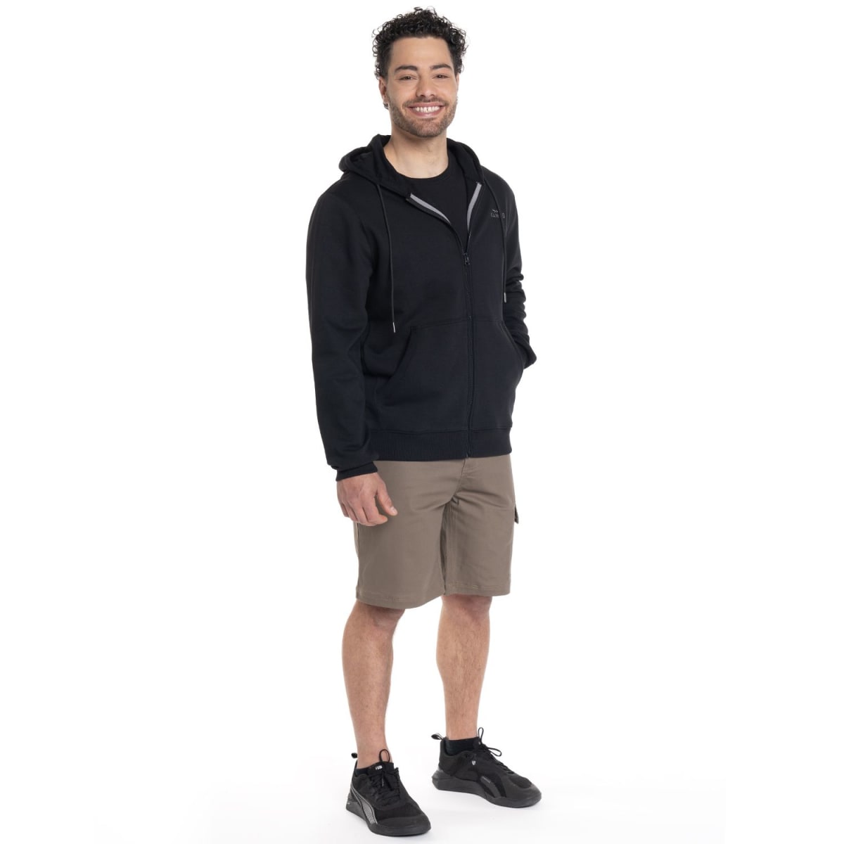 POLERON FLEECE COIGUE HOMBRE NEGRO V6102N0093