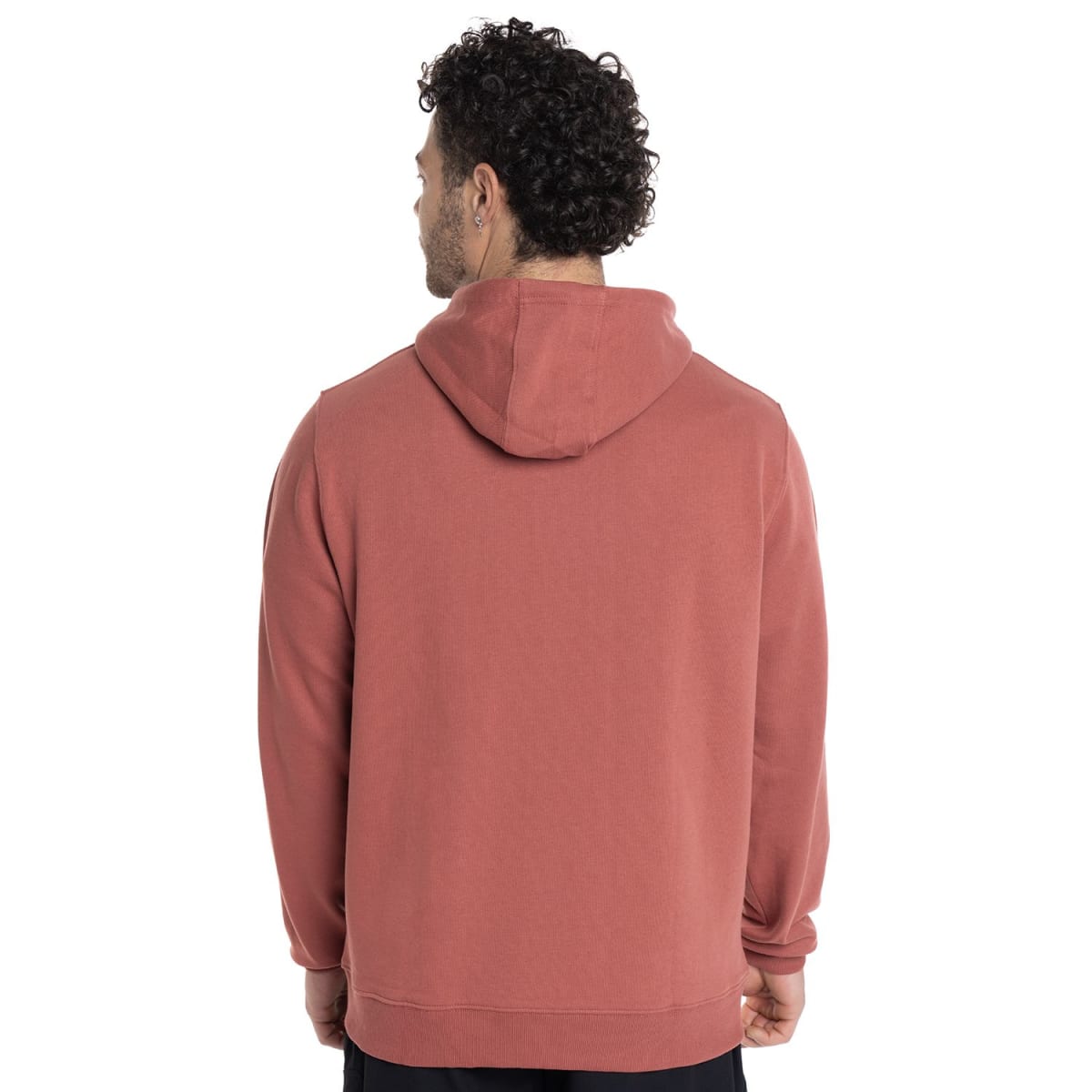 POLERON FLEECE COIGUE HOMBRE LADRILLO V6102N0672