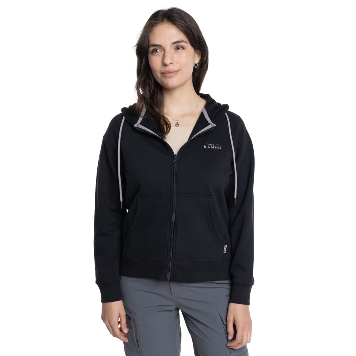 POLERON FLEECE COIGUE MUJER NEGRO V6502N0091