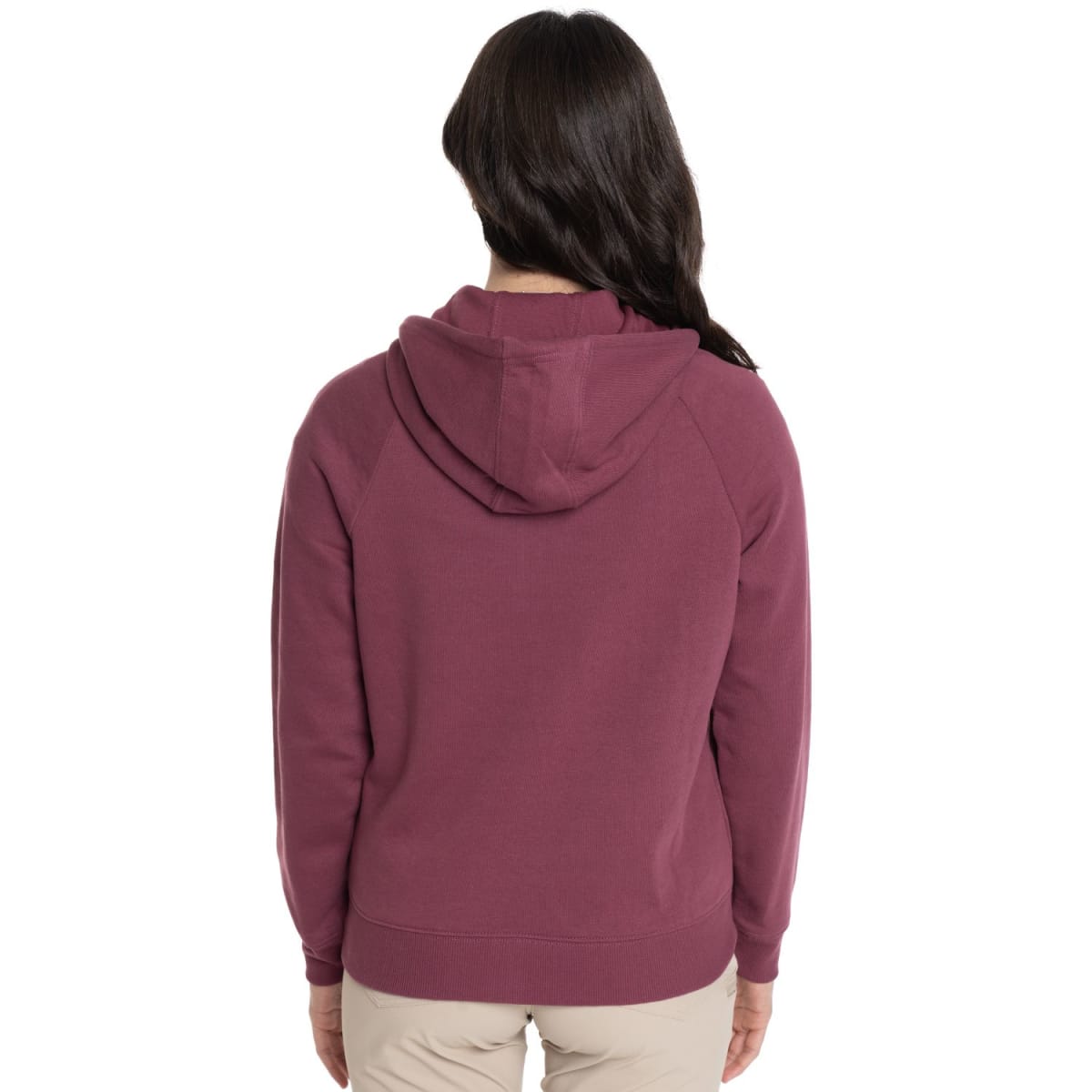 POLERON FLEECE COIGUE MUJER VINO V6502N0572
