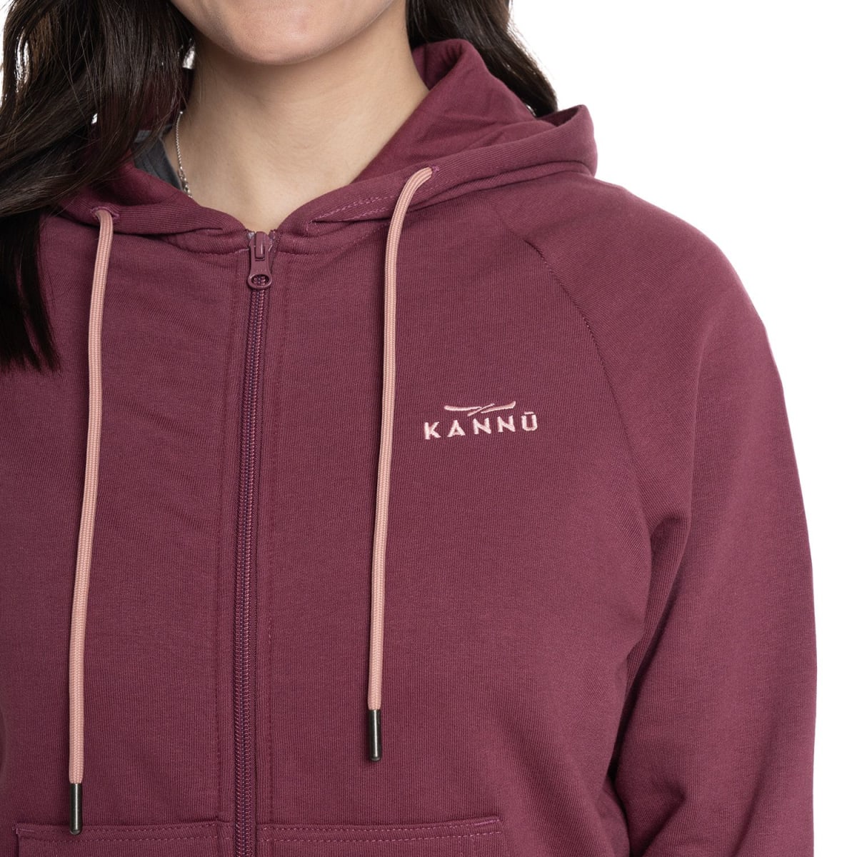 POLERON FLEECE COIGUE MUJER VINO V6502N0573