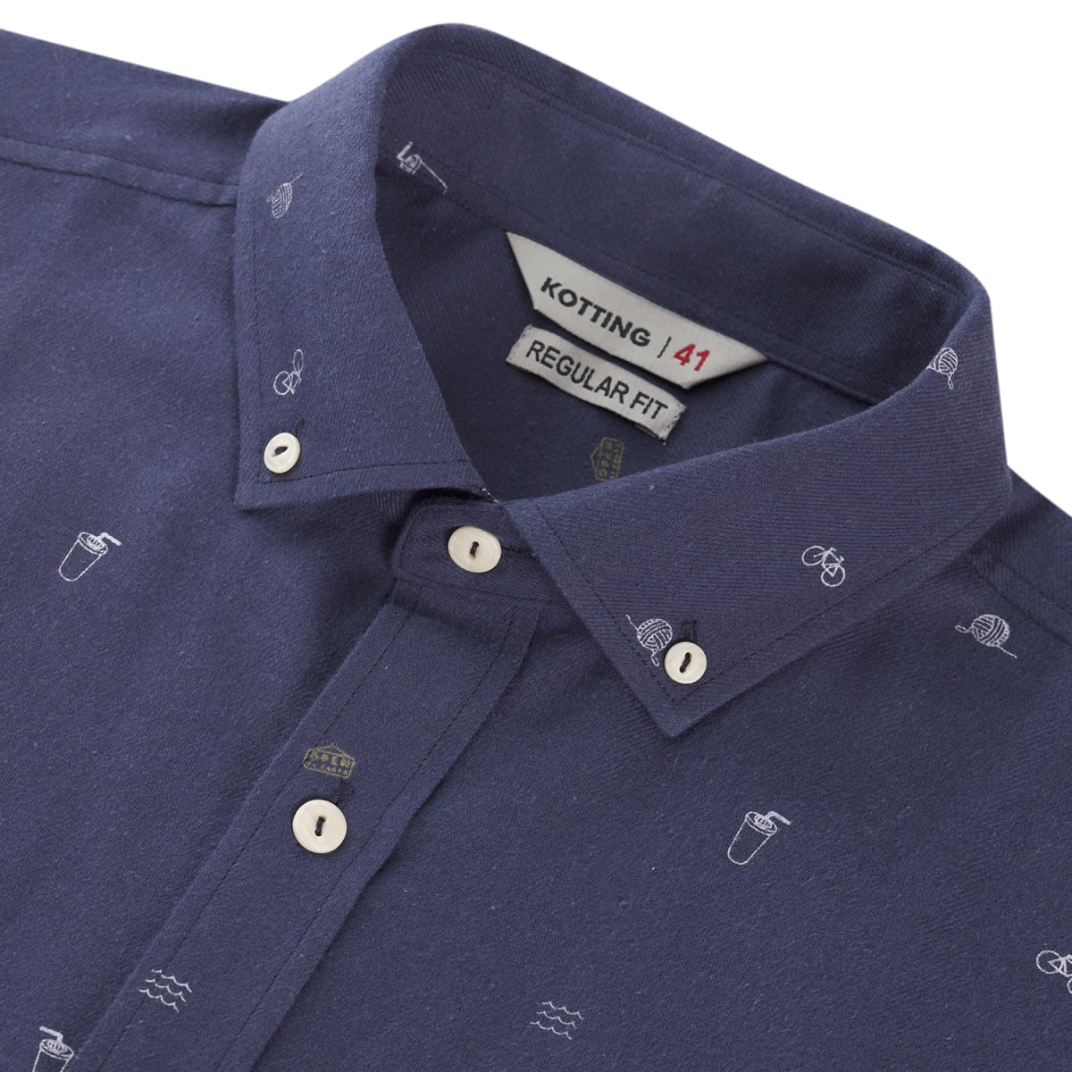 CAMISA FRANELA ESTAMPADA TALLAS GRANDES I2070E0014