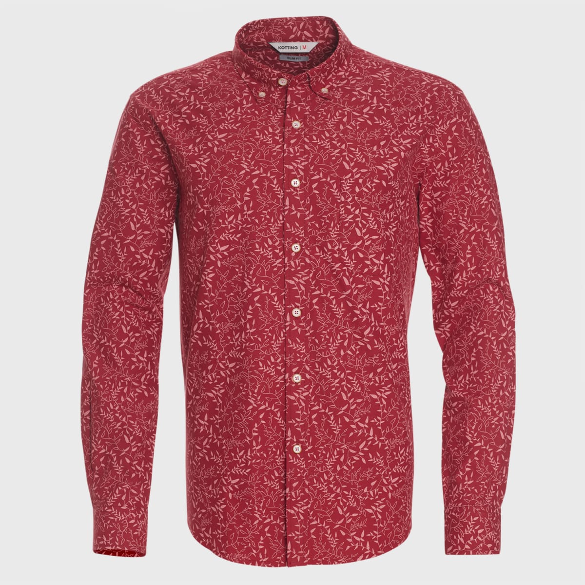 CAMISA OXFORD ESTAMPADA TALLAS EXTRA (5XL Y 6XL) I2800X0021